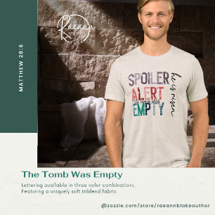 Triblenda Camiseta Tri-Blend Alerta de Spoiler - La Tumba Es