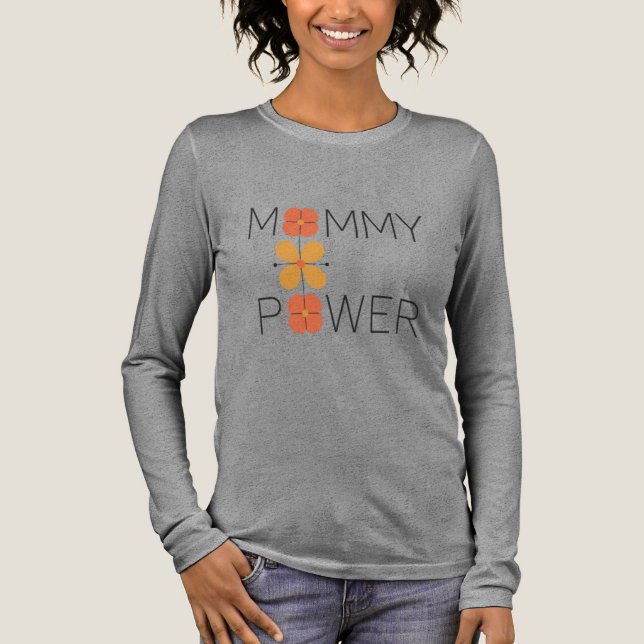Triblenda Camiseta Tri-Blend Ama Como Una Madre (Anverso)