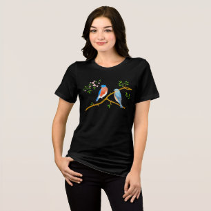 Triblenda Camiseta Tri-Blend Azul Oscuro de Azulejos