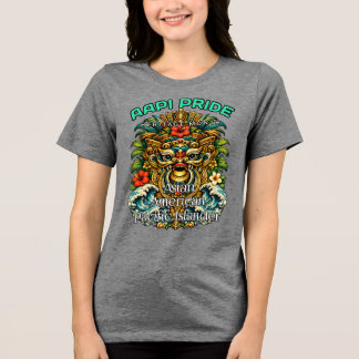 Triblenda Camiseta Tri-blend Bella+Canvas, Blanca, Talla S A