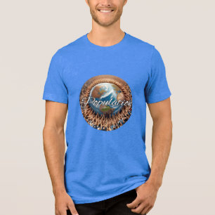 Triblenda Camiseta Tri-blend Bella+Canvas, Blanca, Talla S A
