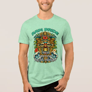 Triblenda Camiseta Tri-blend Bella+Canvas, Blanca, Talla S A