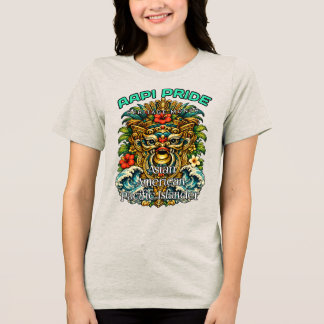 Triblenda Camiseta Tri-blend Bella+Canvas, Blanca, Talla S A