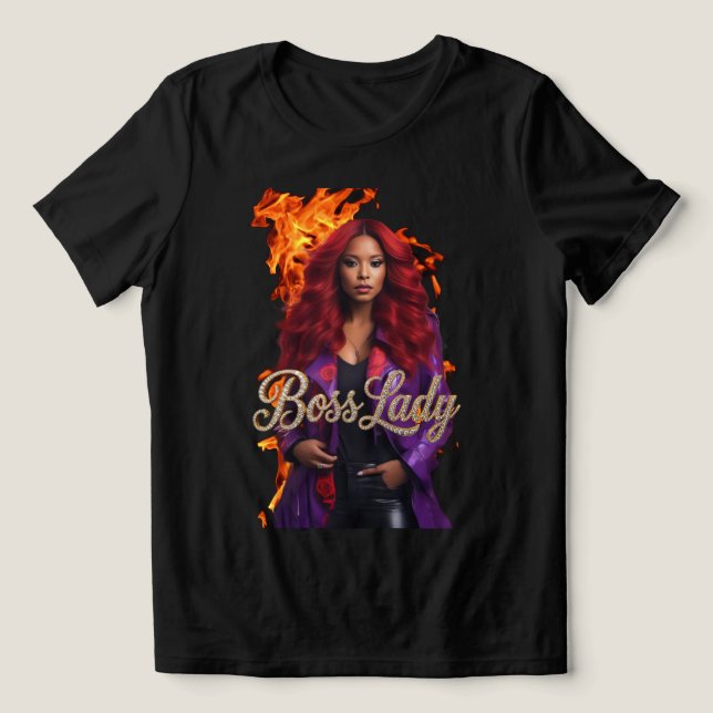Triblenda Camiseta Tri-Blend Boss Lady (Diseño delantero )