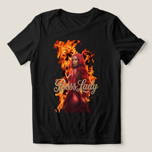 Triblenda Camiseta Tri-Blend Boss Lady (Diseño delantero )