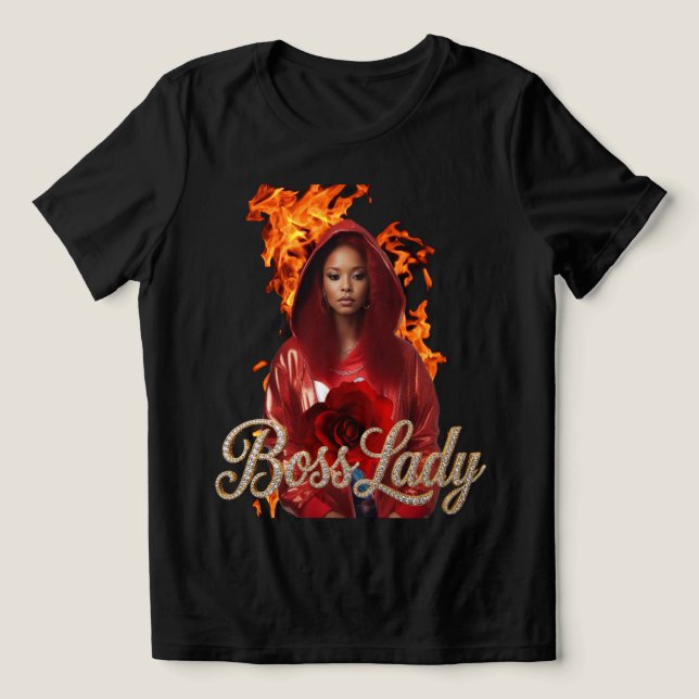 Triblenda Camiseta Tri-Blend Boss Lady (Diseño delantero )