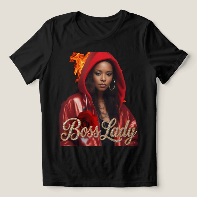 Triblenda Camiseta Tri-Blend Boss Lady (Diseño delantero )