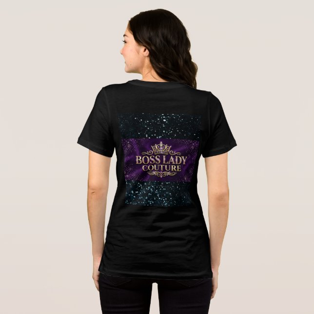Triblenda Camiseta Tri-Blend Boss Lady (Reverso Completo)