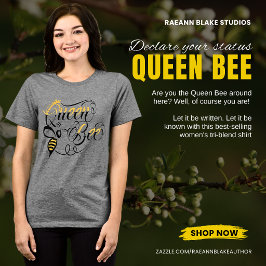Triblenda Camiseta Tri-Blend Damas Queen Bee