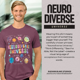 Triblenda Camiseta Tri-Blend de Conciencia del Universo Neur