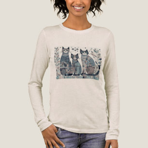 Triblenda Camiseta Tri-Blend de gatos tranquilizadores