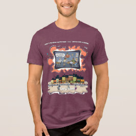 Triblenda Camiseta Tri-Blend de Humor de Bar Canadiense | Le