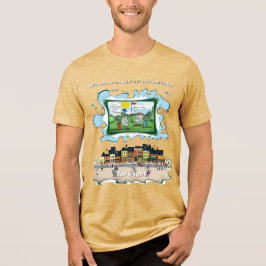 Triblenda Camiseta Tri-Blend de Humor Satírico Potty Mouth