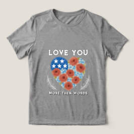 Triblenda Camiseta Tri-Blend día de San Valentín