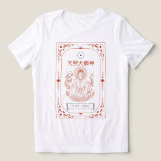 Triblenda Camiseta Tri-Blend Diosa Amaterasu Tarot El Sol