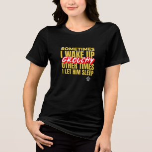 Triblenda Camiseta Tri-Blend Divertida para Parejas con Llam