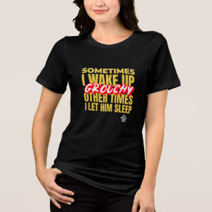 Triblenda Camiseta Tri-Blend Divertida para Parejas con Llam