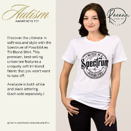 Triblenda Camiseta Tri-Blend Espectro de Posibilidades