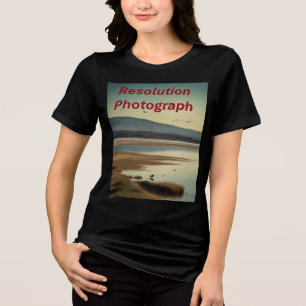 Triblenda Camiseta Tri-Blend femenina de Bella+Canvas - "Lac