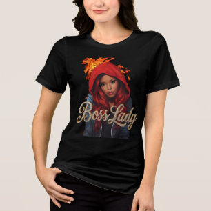 Triblenda Camiseta Tri-Blend Jefa
