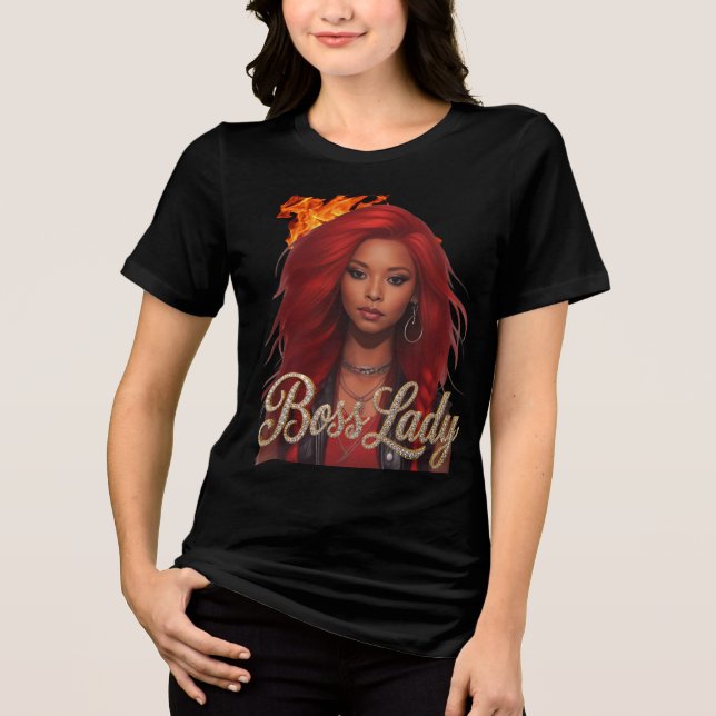 Triblenda Camiseta Tri-Blend Jefa (Anverso)