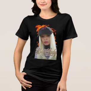 Triblenda Camiseta Tri-Blend Jefa Señora