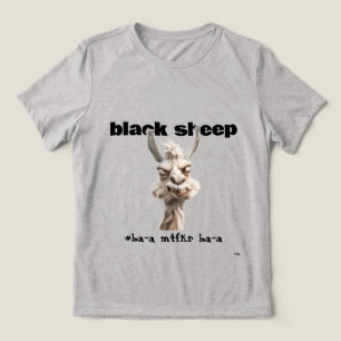 Triblenda Camiseta Tri-Blend Llama Oveja Negra