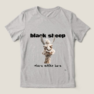 Triblenda Camiseta Tri-Blend Llama Oveja Negra
