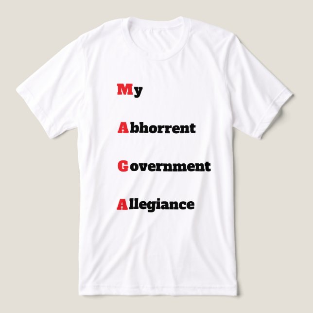 Triblenda Camiseta Tri-Blend MAGA (Diseño delantero )