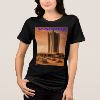 Triblenda Camiseta Tri-Blend Mujer Icono de Concreto del Des