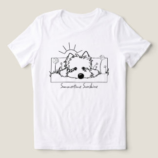 Triblenda Camiseta Tri-Blend para camiseta Sunshine-Westie