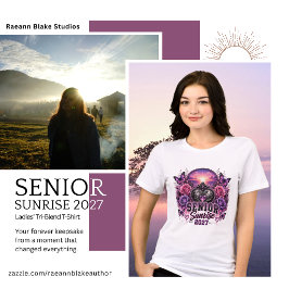 Triblenda Camiseta Tri-Blend para Damas Senior Sunrise 2027