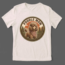 Camiseta Tri-blend para Mamá de Caniche | Regalo p