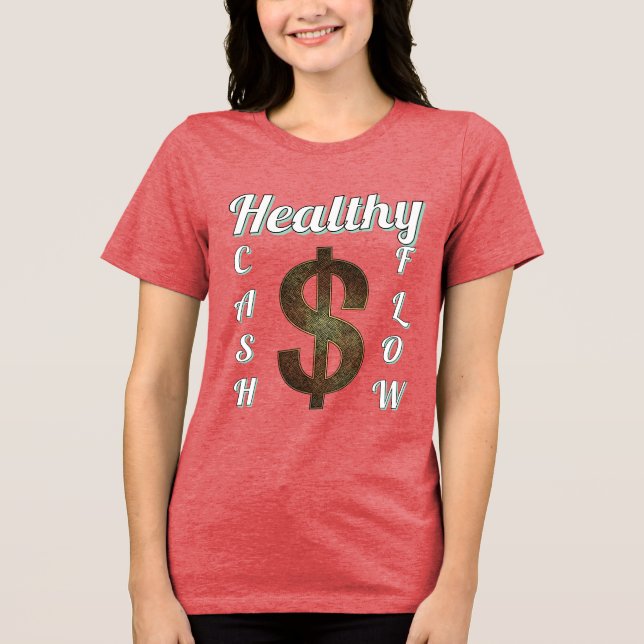 Triblenda Camiseta Tri-blend para Mujer de Bella+Canvas, Bla (Anverso)