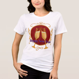 Triblenda Camiseta Tri-Blend para Mujeres - Feliz Año Nuevo