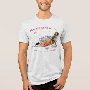 Triblenda Camiseta Tri-Blend Punch Monkey para Hombres de Be