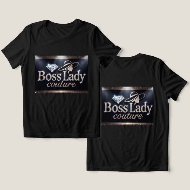 Triblenda Camiseta Tri-Blend Señora Jefa (Diseño Anverso y Reverso)