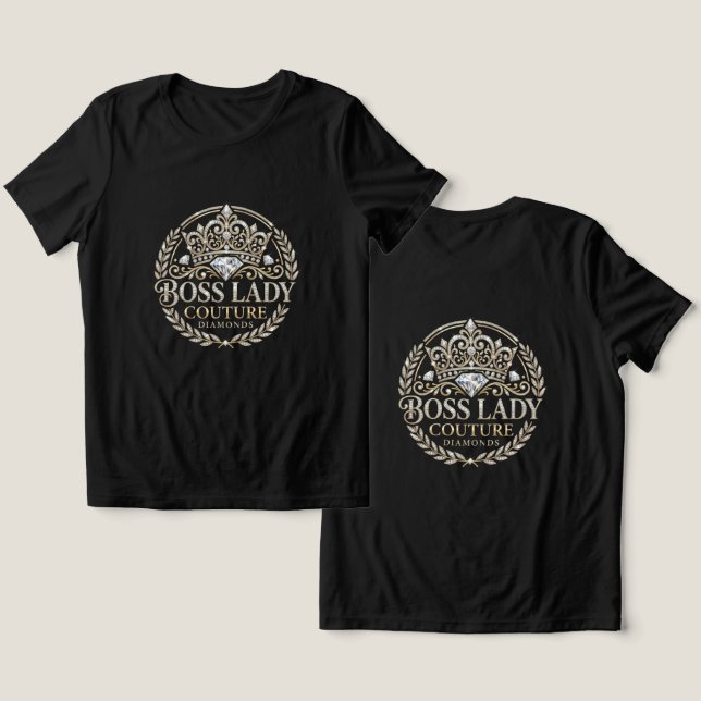 Triblenda Camiseta Tri-Blend Señora Jefa (Diseño Anverso y Reverso)