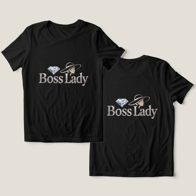 Triblenda Camiseta Tri-Blend Señora Jefa (Diseño Anverso y Reverso)