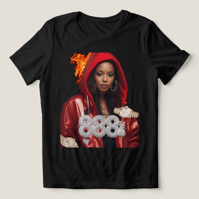 Triblenda Camiseta Tri-Blend Señora Jefa (Diseño delantero )