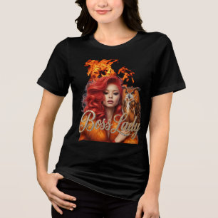 Triblenda Camiseta Tri-Blend Señora Jefa