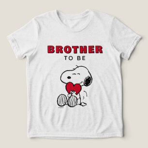 Triblenda Camiseta Tri-Blend Snoopy   Pequeño Corazón