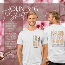 Camiseta Tri-Blend Versículo Bíblico Juan 3:16