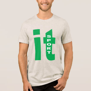 Triblenda Camiseta tri-mezcla avena   ITALIA  DEPORTE 