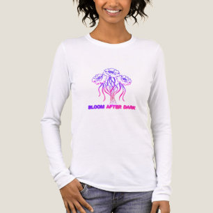 Triblenda Camiseta Tri-Mezcla Floral Rosa Neon - Arte