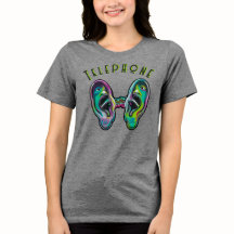 Camiseta tri-mezcla Telephone