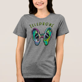 Triblenda Camiseta tri-mezcla Telephone