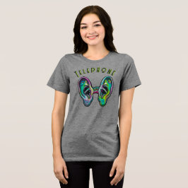 Triblenda Camiseta tri-mezcla Telephone