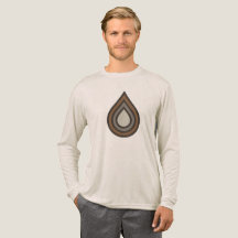 Camiseta Triblend con Obra de Arte en Capas