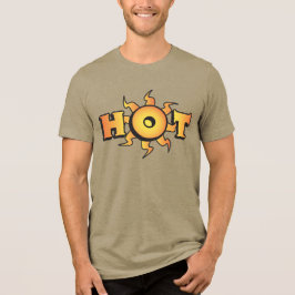 Triblenda Camiseta triblend masculina HOT